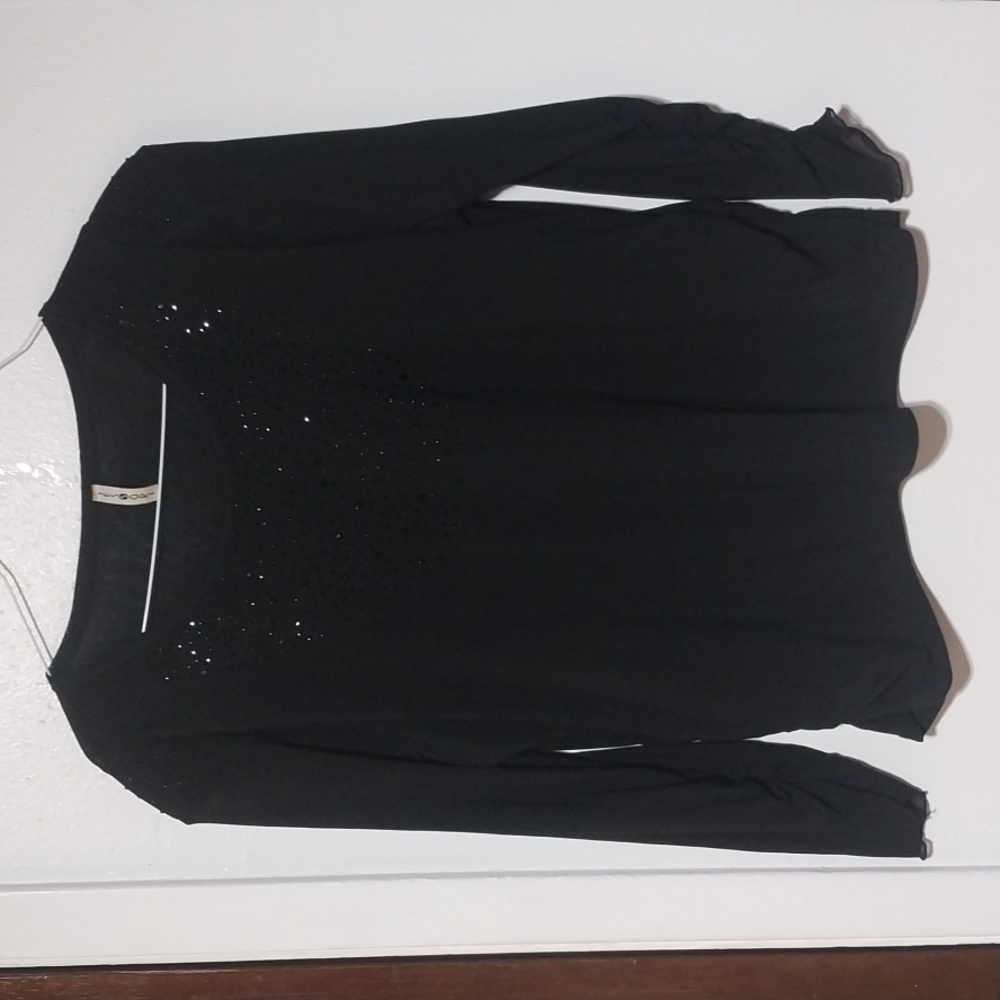 TESSORI Black stretch blouse sizeXL